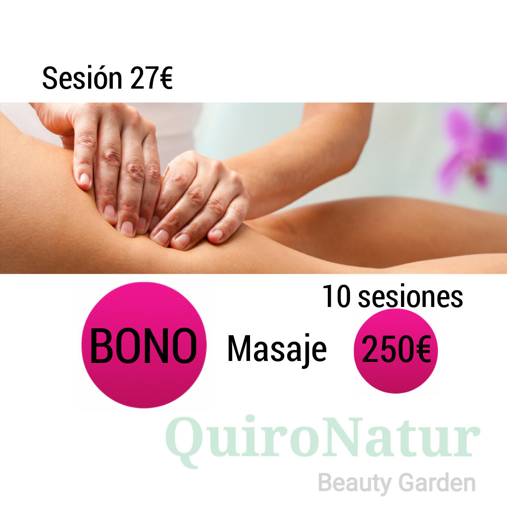 bono masaje 10 sesesiones